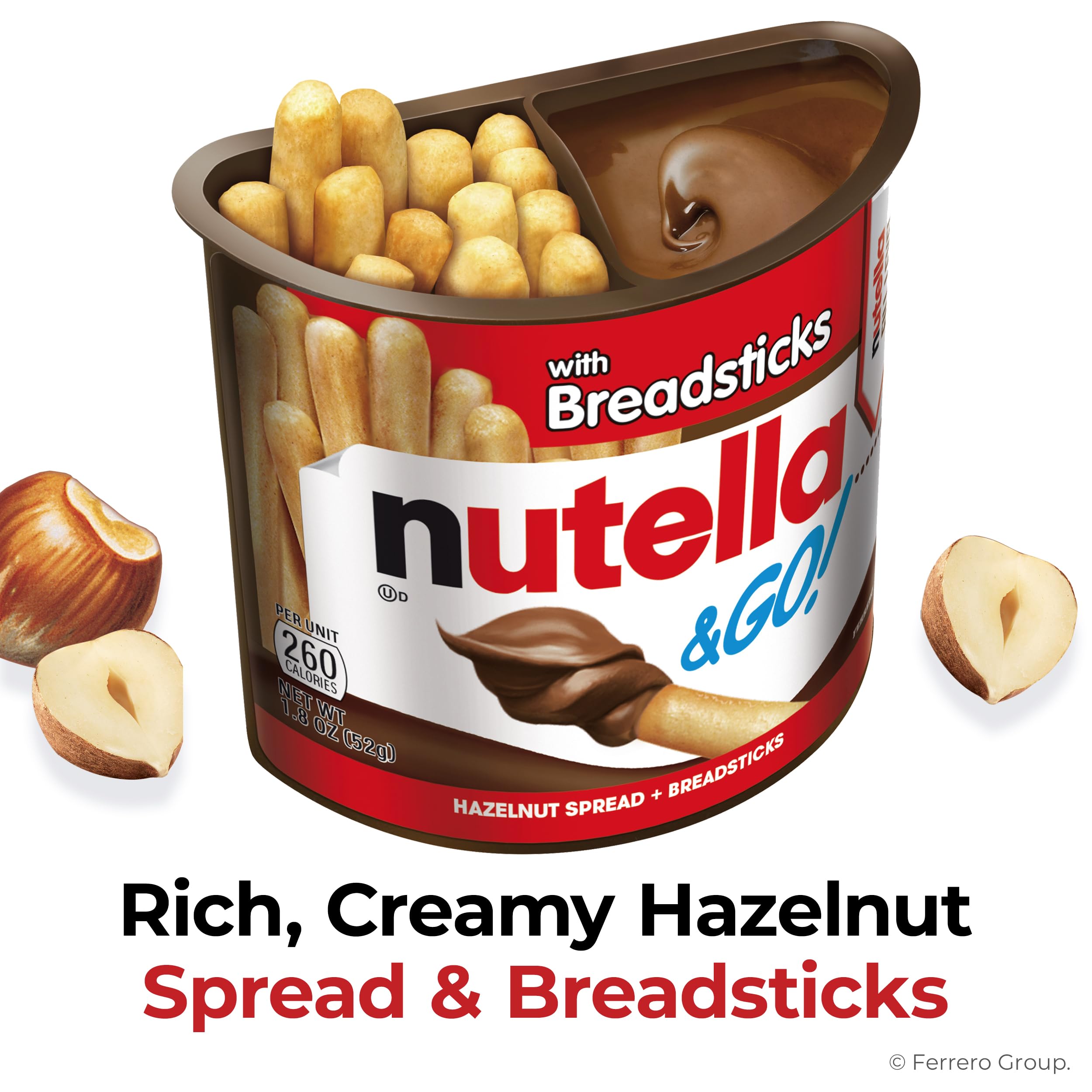 Nutella & GO! 12-pack snack cups showcase portable sweetness on the go