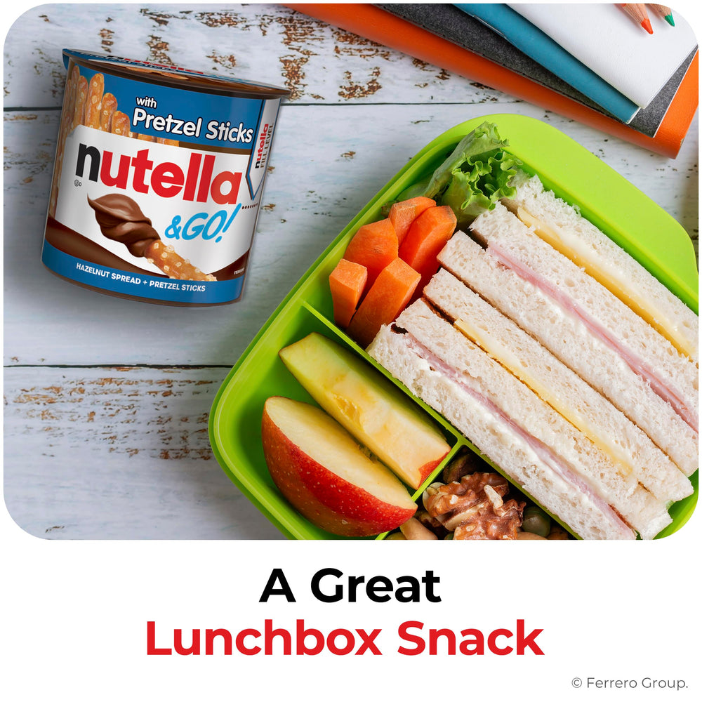 Nutella & GO! 24-pack display ideal for families and sharing