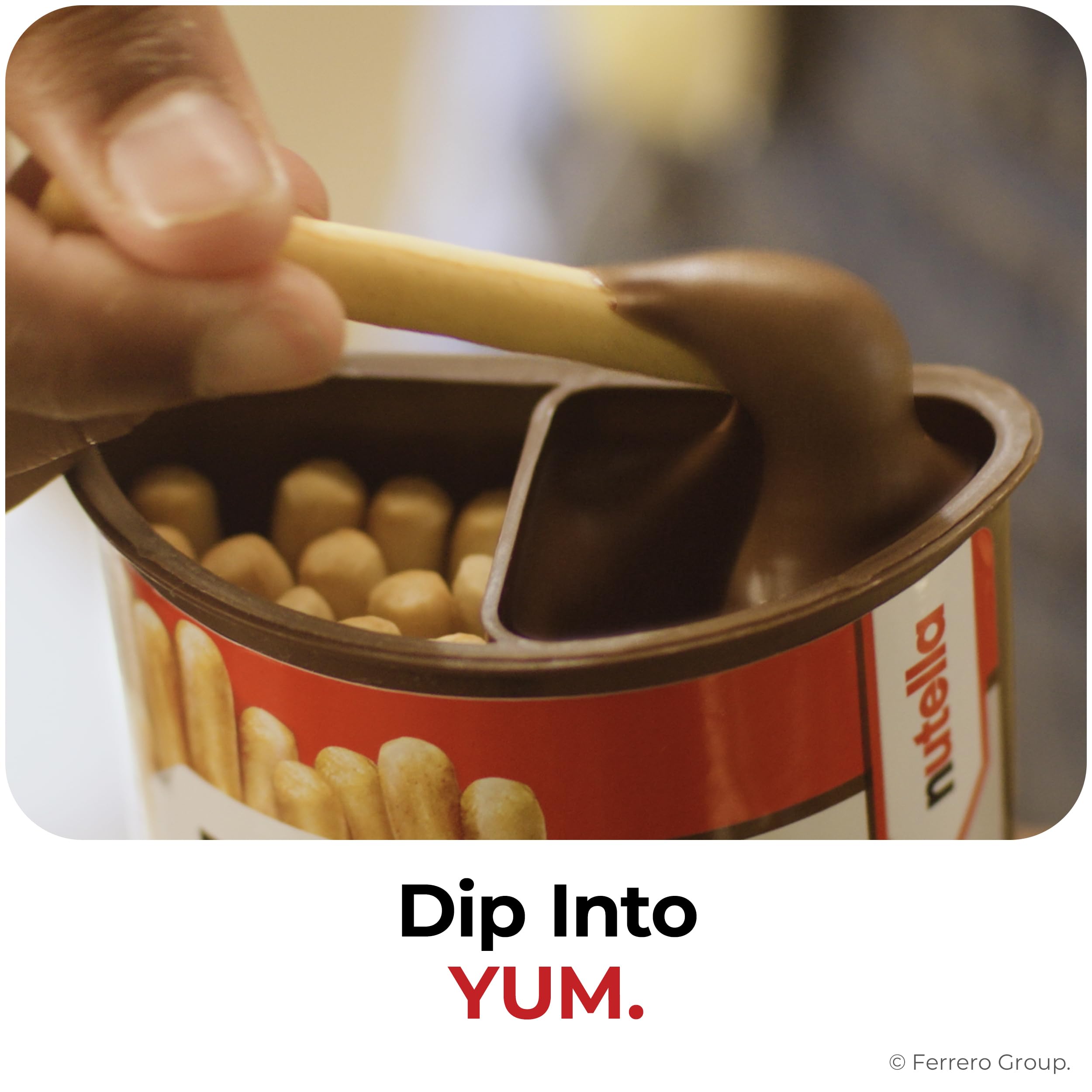 Nutella & GO! dipping pleasure with cocoa notes for a tasty treat