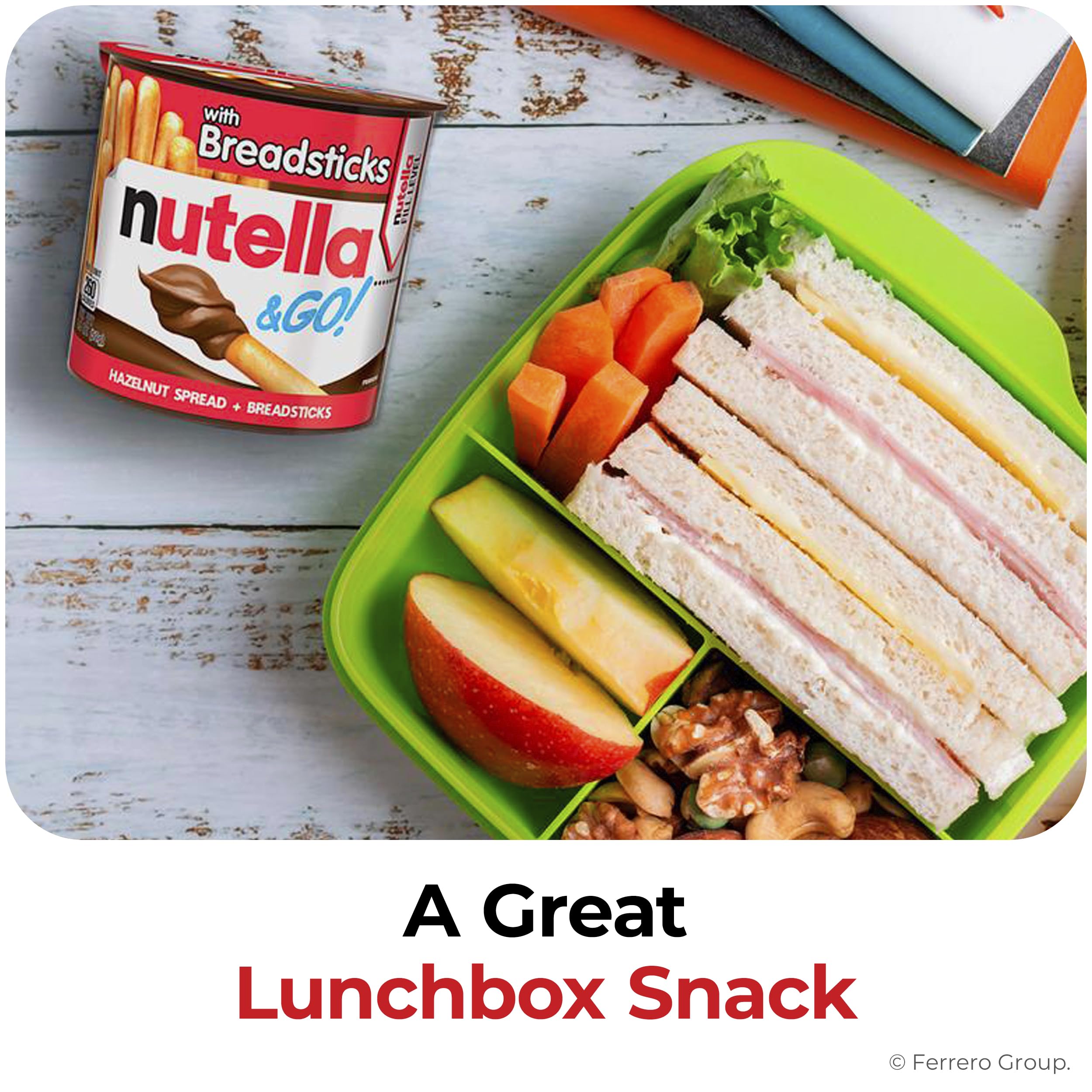 On-the-go Nutella snack pack for commuting and travel