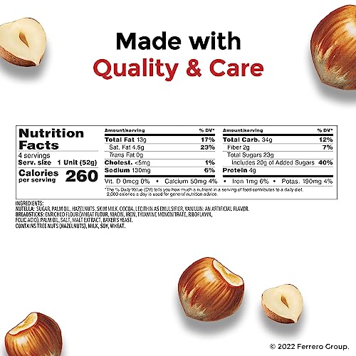 Nutella GO packaging highlights brand and convenient portioning