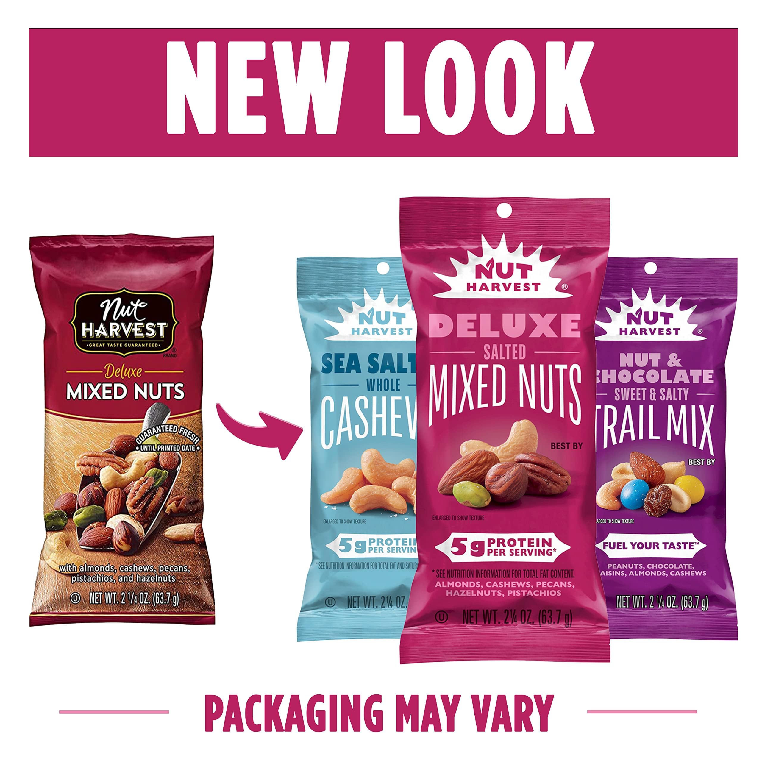 Nut Harvest allergen label on packaging for transparency