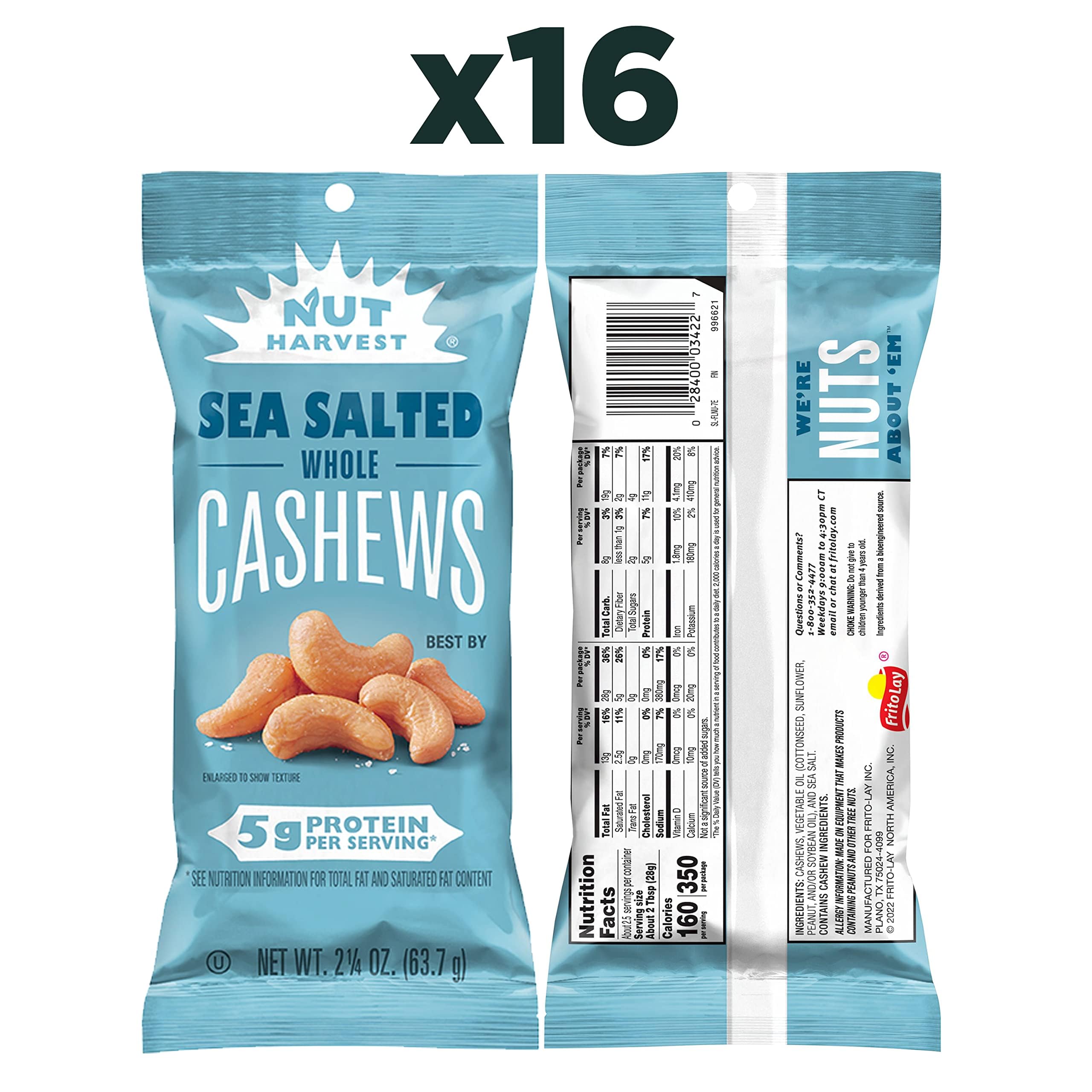 Nut Harvest desk snack in bag, convenient crunch