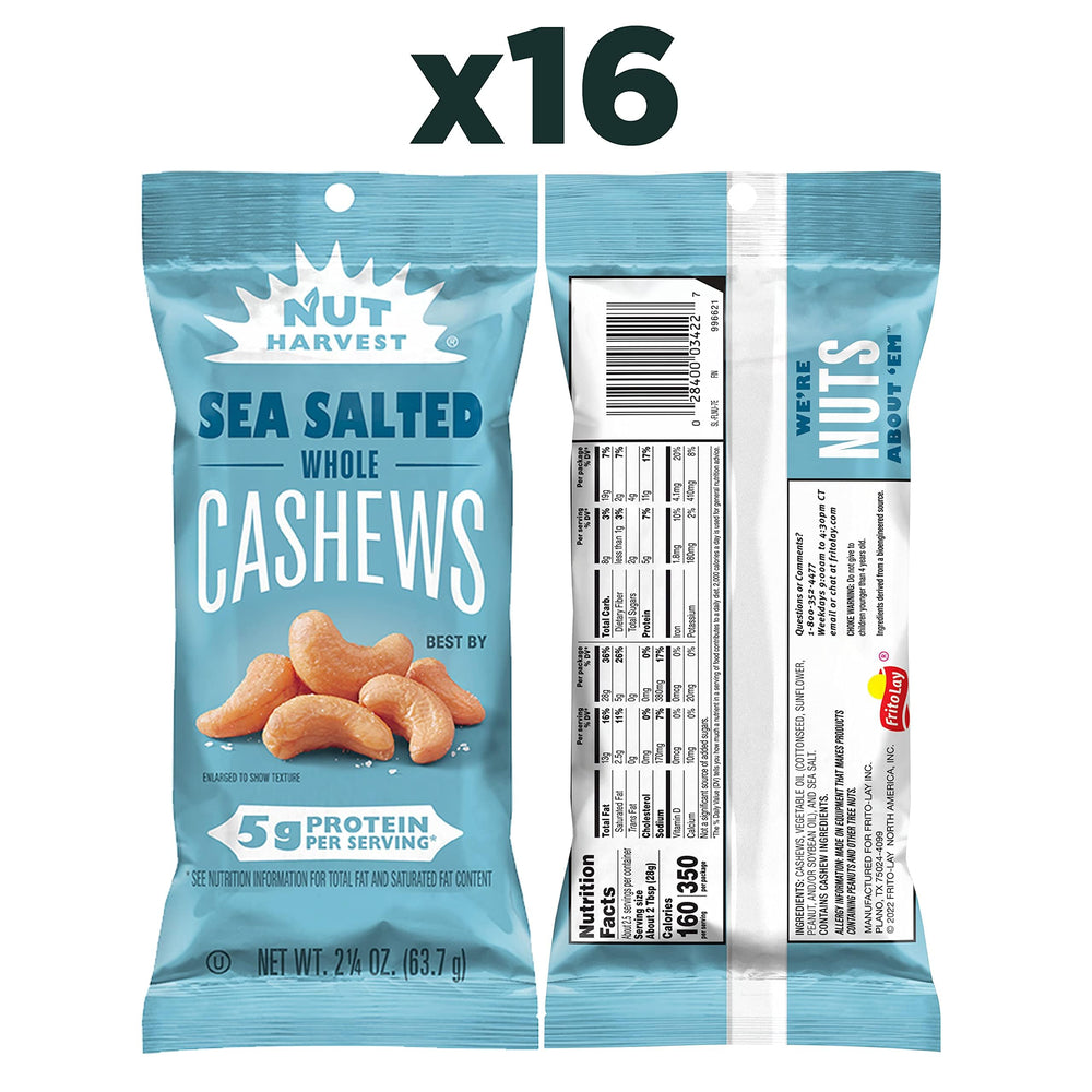 Nut Harvest desk snack in bag, convenient crunch