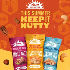 Nut Harvest on-the-go snack bags, portable crunch