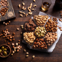 Nut Haven Deluxe Nuts Assortment showcases varied flavors for sharing and snacking