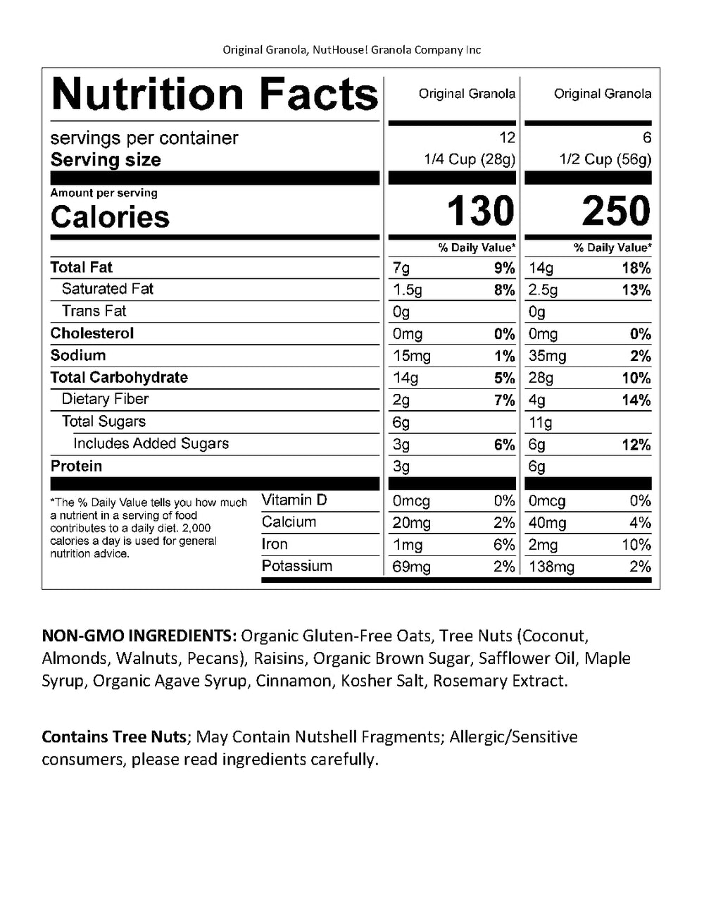NutHouse! Granola oats-almonds highlight a wholesome mix for a quick, energizing snack.