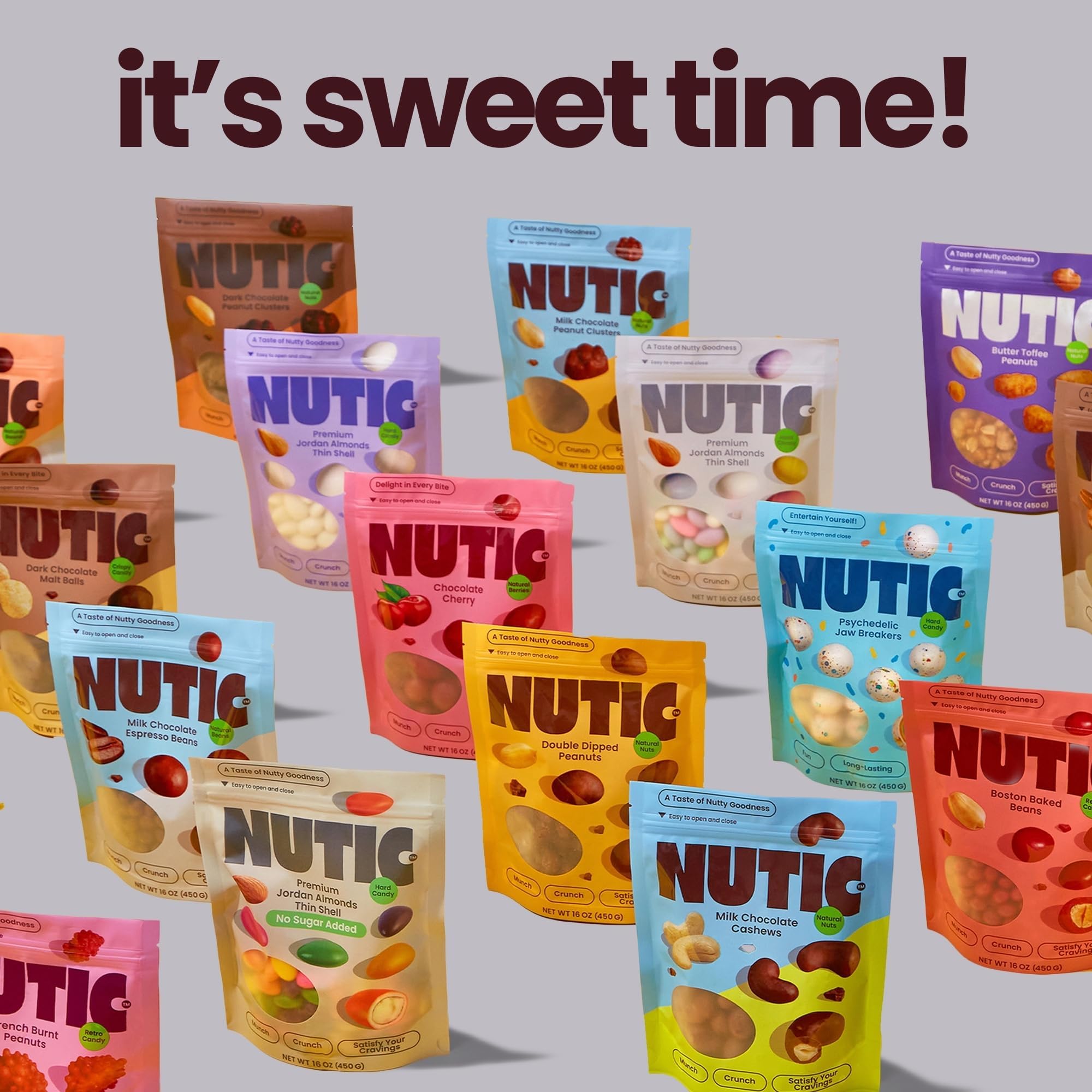 Nutic bulk 1lb packaging ideal for sharing or stocking up.