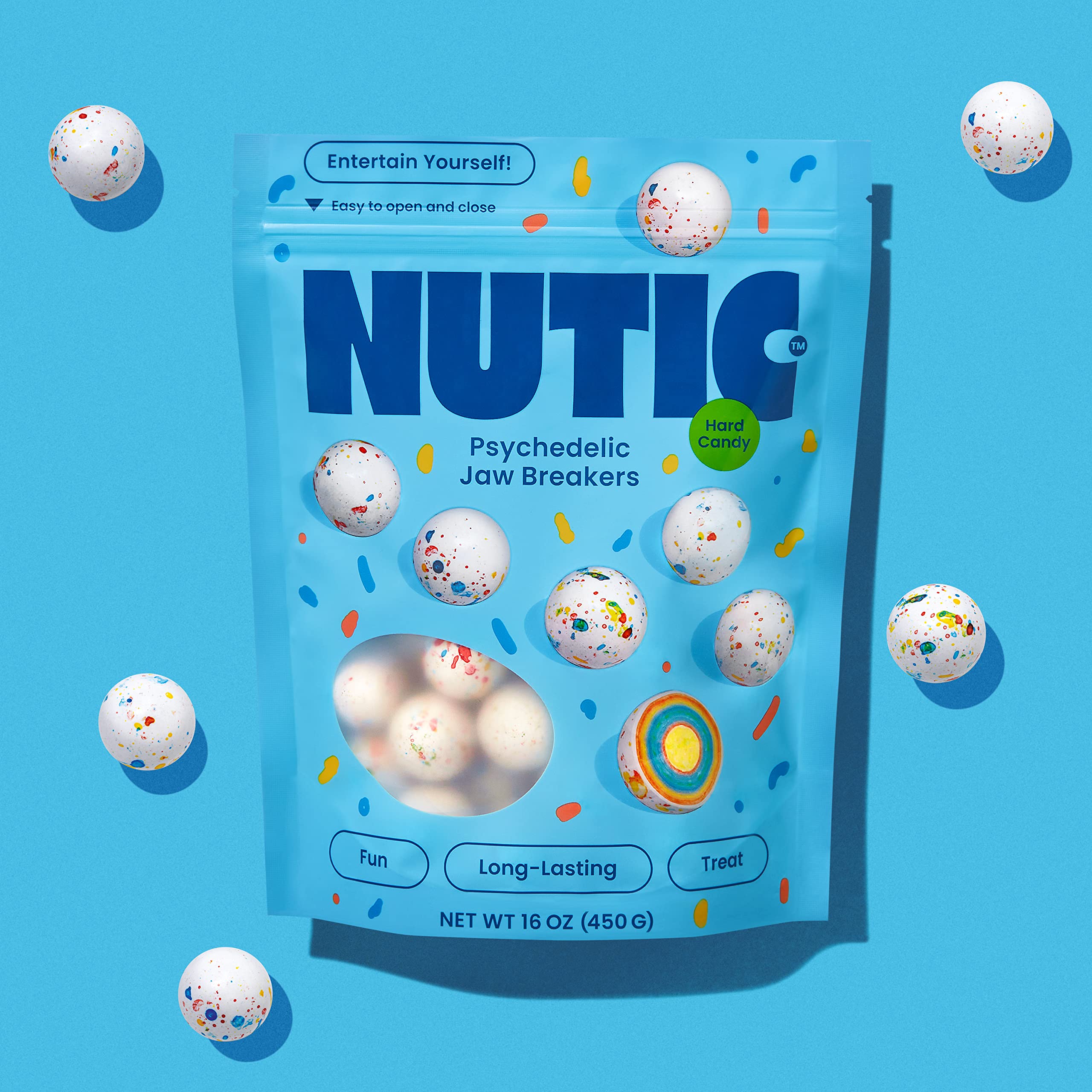 Nutic bulk 1 lb jawbreakers for easy event refills.