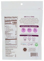 Nutiva Black Chia Seeds used to thicken sauces and smoothies.