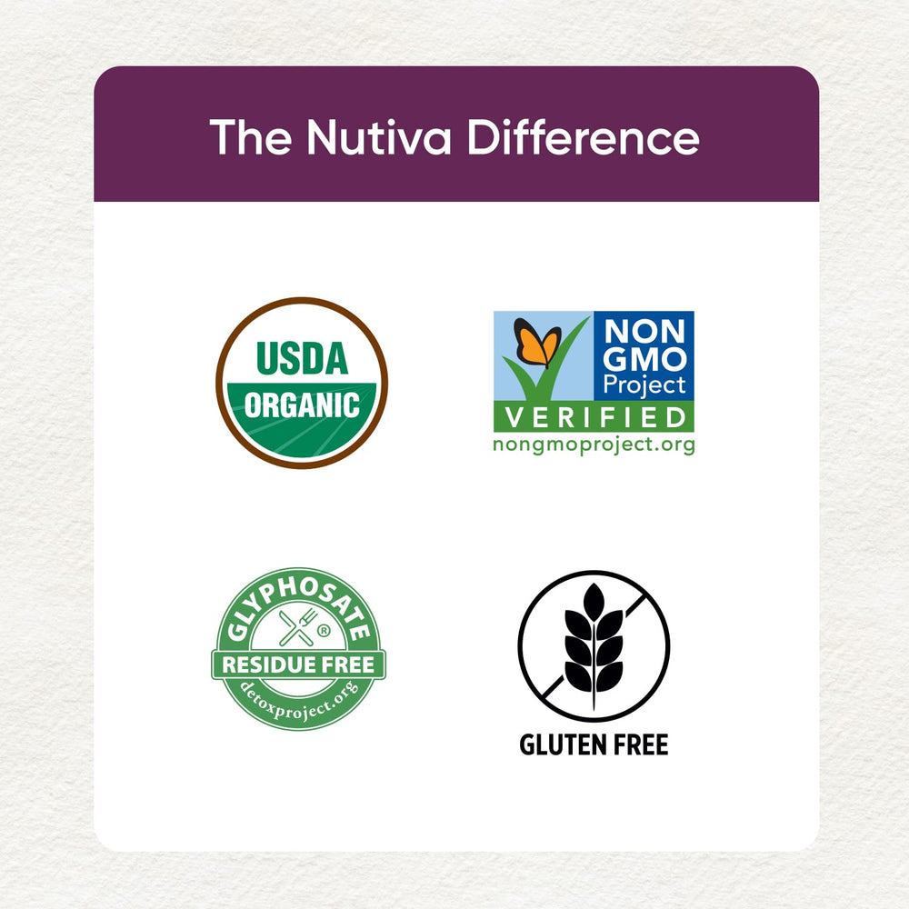 Nutiva chia seeds in salad bowl adding texture and fiber.