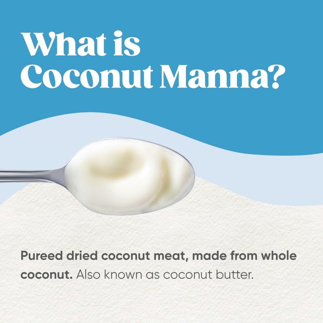 Nutiva Coconut Manna used in baking for rich coconut flavor