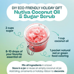 Nutiva coconut oil in a hot pan for cooking.