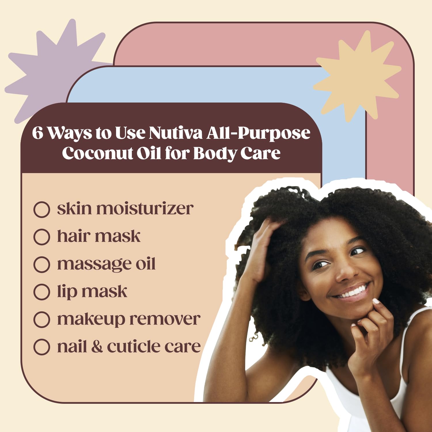 Nutiva coconut oil as a gentle eye makeup remover.