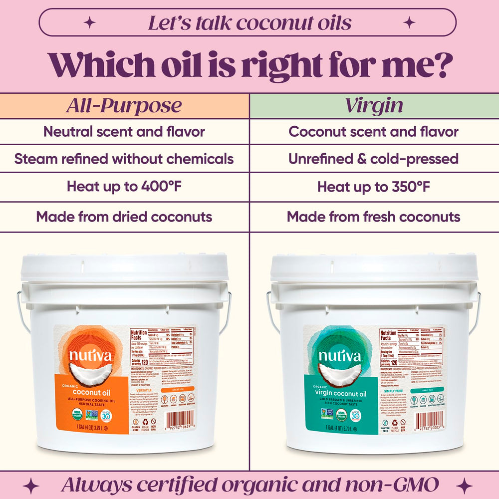 Fresh aroma swirl from Nutiva coconut oil suggesting quality for daily cooking.