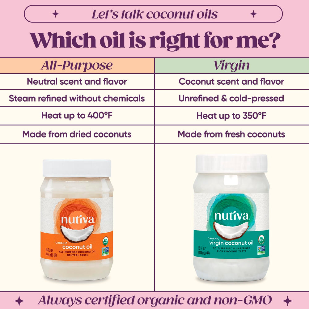 Nutiva deep conditioning coconut oil for hair care.