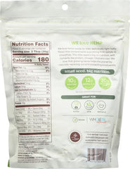 Nutiva hemp seed shelled on salad for nutty flavor and fiber