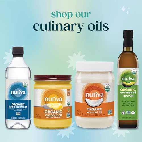 Nutiva Virgin Coconut Oil sourced from organic farms supporting sustainable farming.