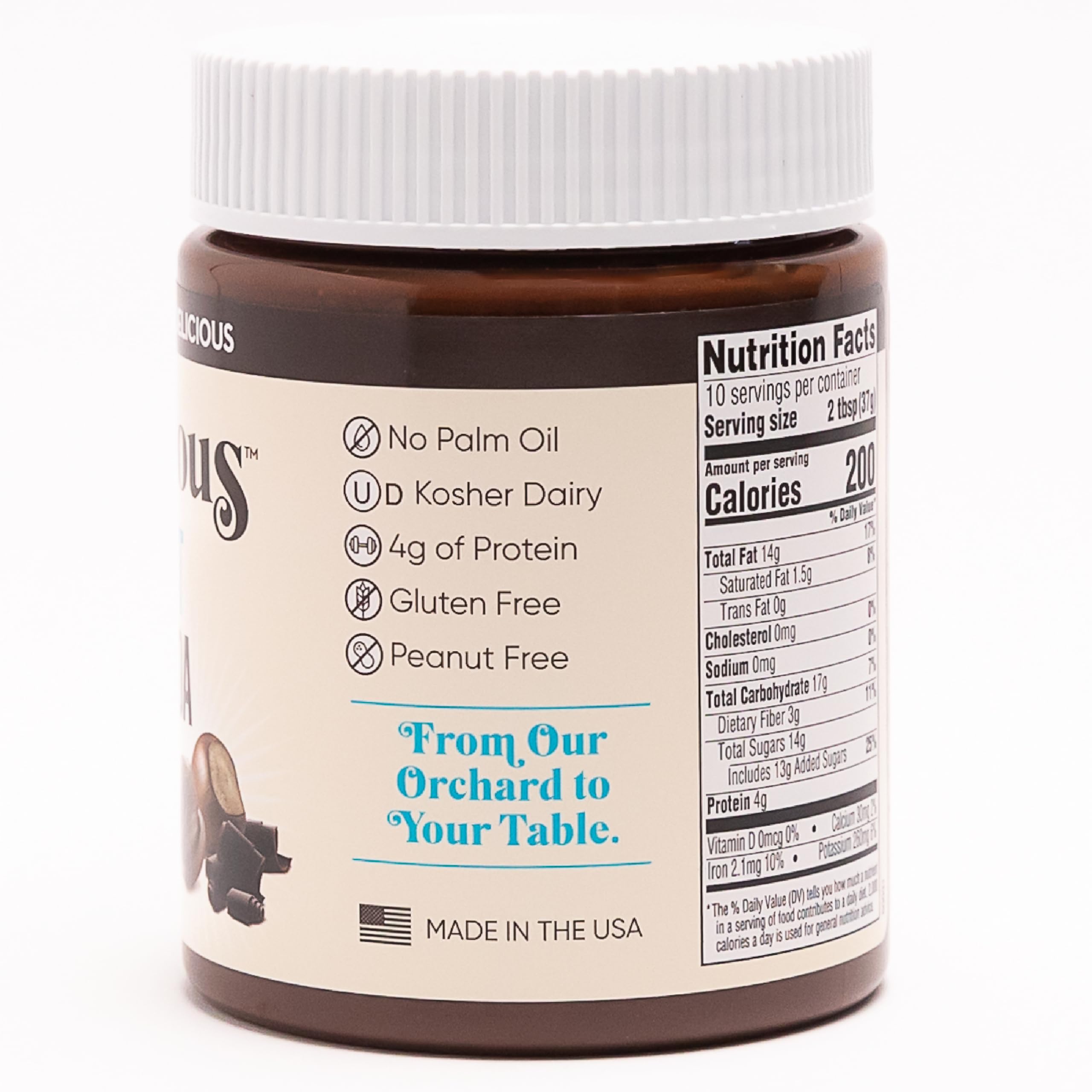 Nutlicious spread on toast for a gourmet breakfast.