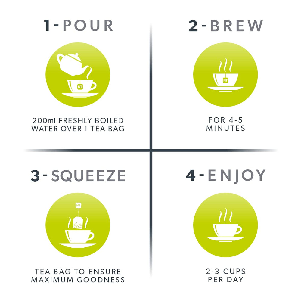 Nutra Tea vegan-friendly tea bags suitable for plant-based diets