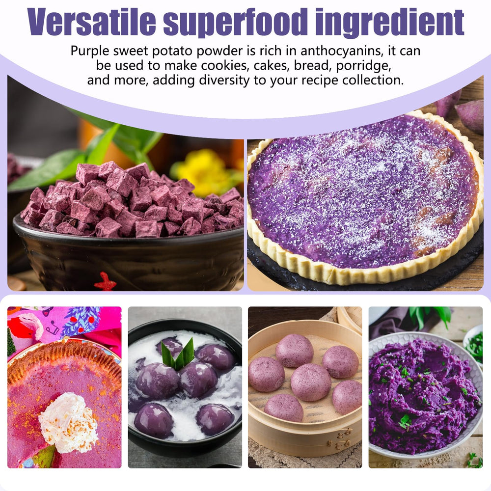 NutraBloom ube powder baking dough delivers even color and gentle sweetness.