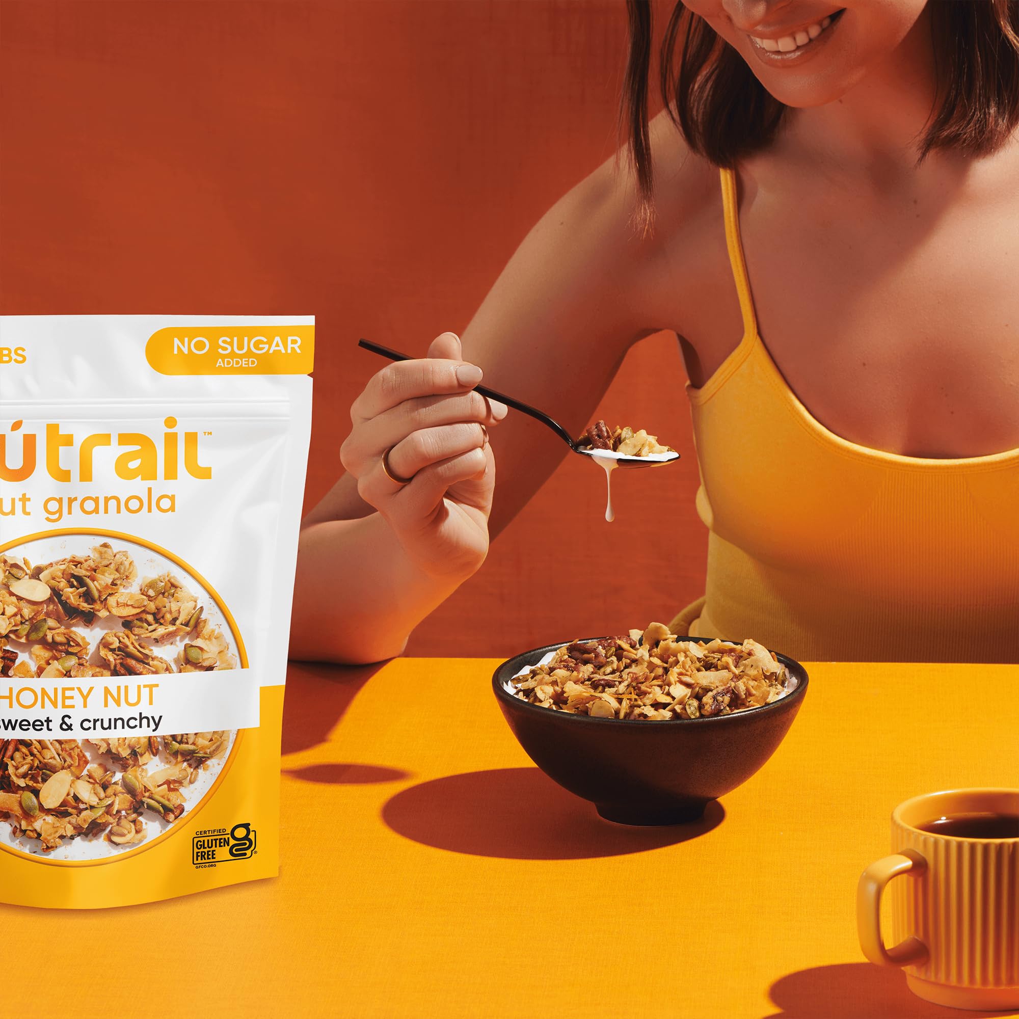 Packaging highlights NuTrail gluten-free and keto attributes.