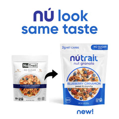 NuTrail on-the-go granola snack ideal for busy days.