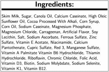 Nutrament chocolate beverage case 12 cans highlights value and variety.