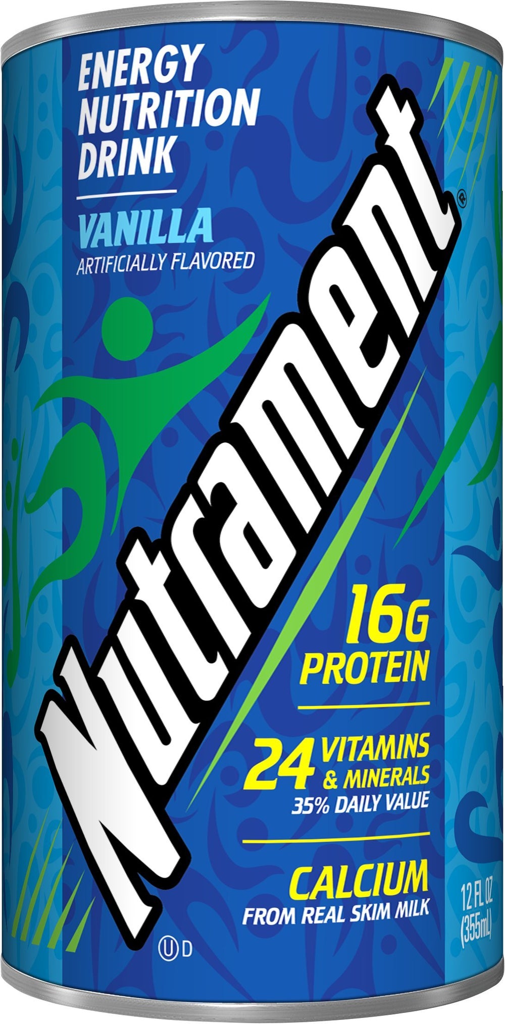 Nutrament Vanilla Nutritional Drink bottle showing creamy texture and on-the-go nutrition