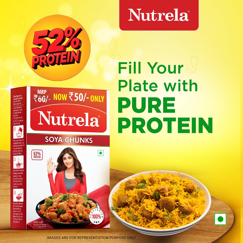 Nutrela Soya Chunks cooking ideas—protein-rich base for veggie bowls.