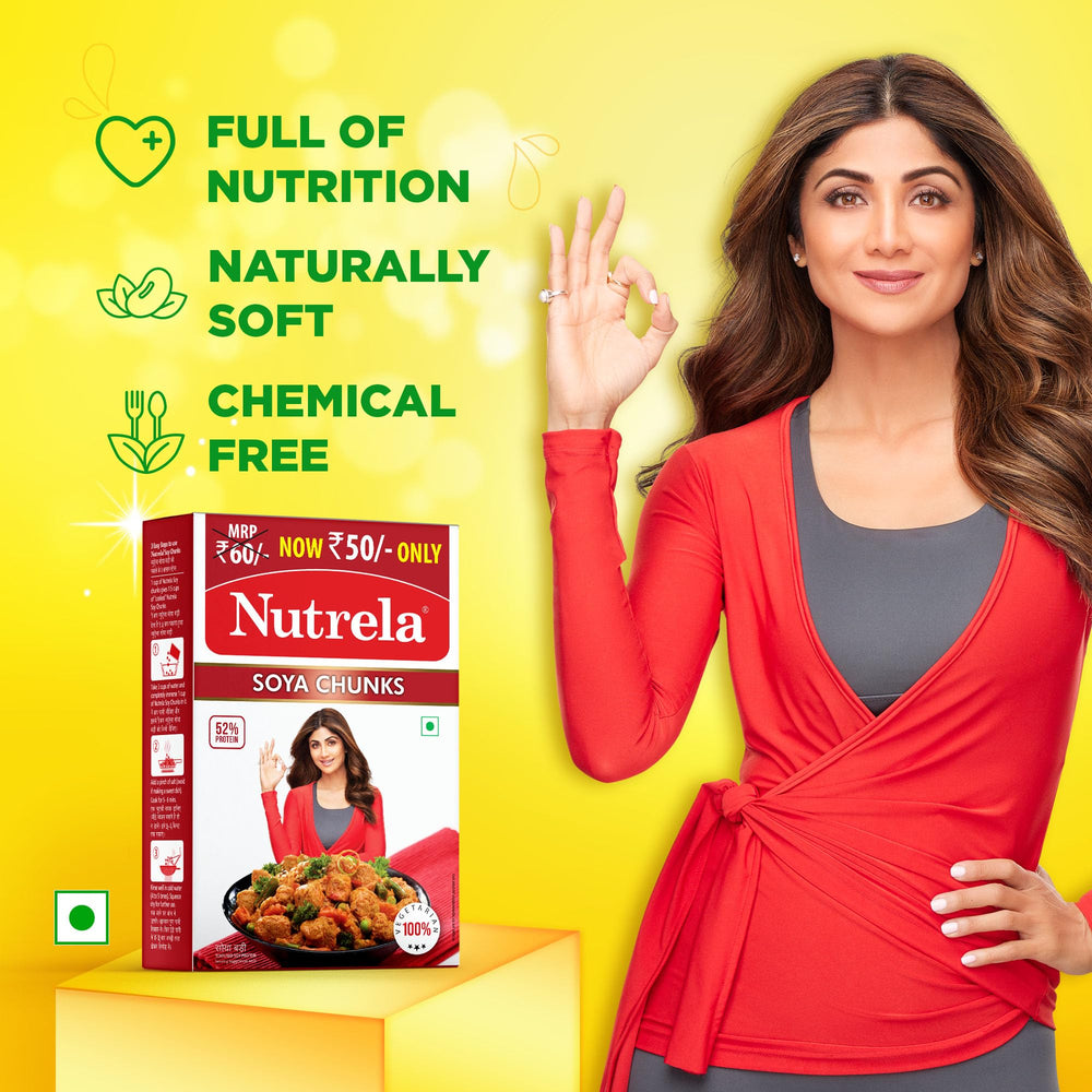 Nutrela Soya Chunks savor texture—adds bite to stir-fries.