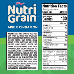 Nutri-Grain crust close-up shows chewy texture and wholesome ingredients.