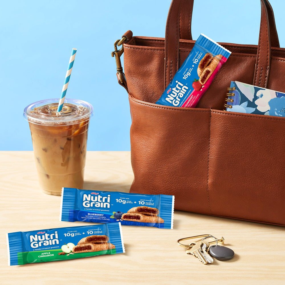 Nutri-Grain bars in a kid's lunchbox, convenient snack