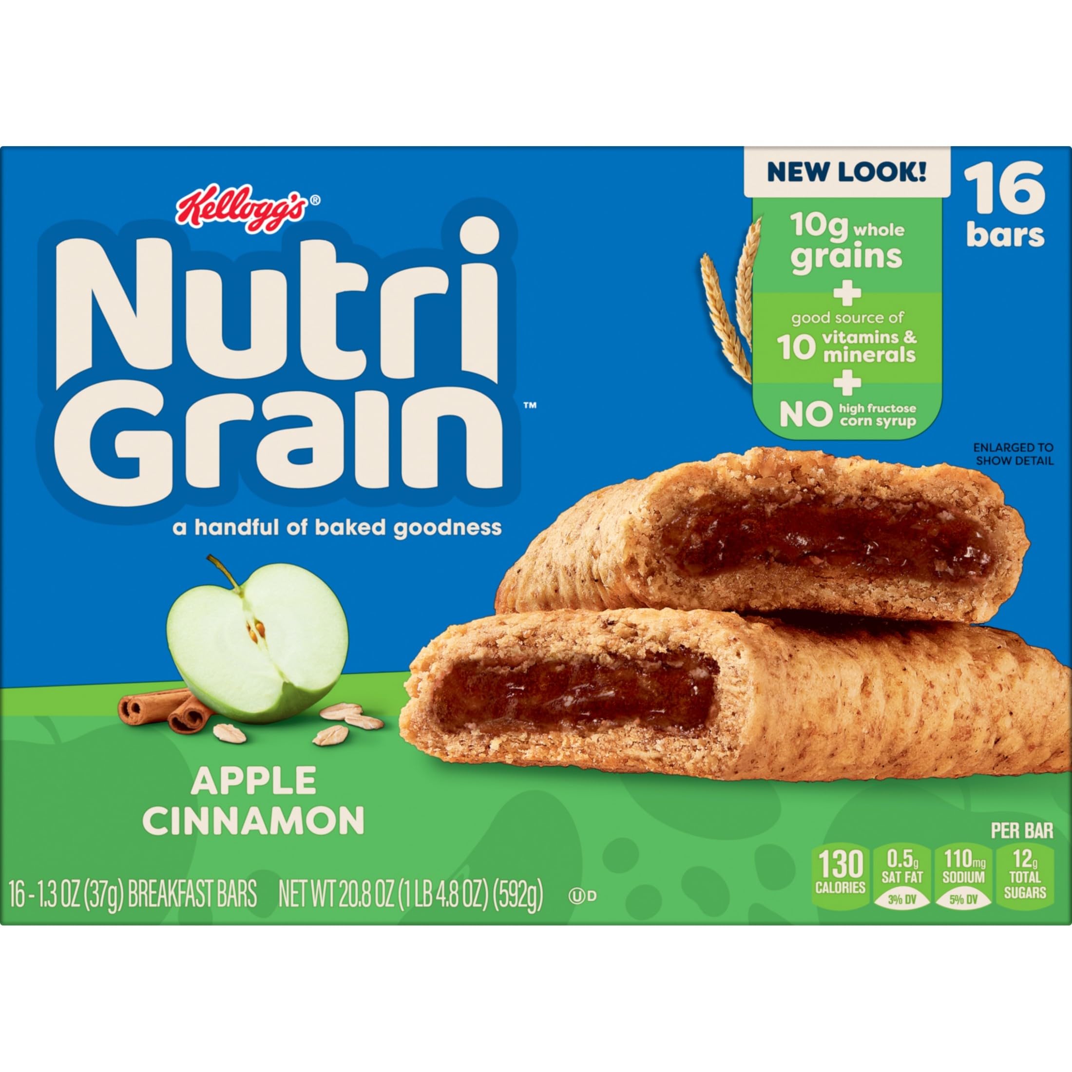 Nutri-Grain Apple Cinnamon bars with kids during snack time.