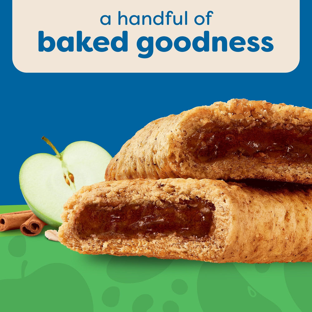 Nutri-Grain Apple Cinnamon plate with coffee, breakfast ready-to-eat.
