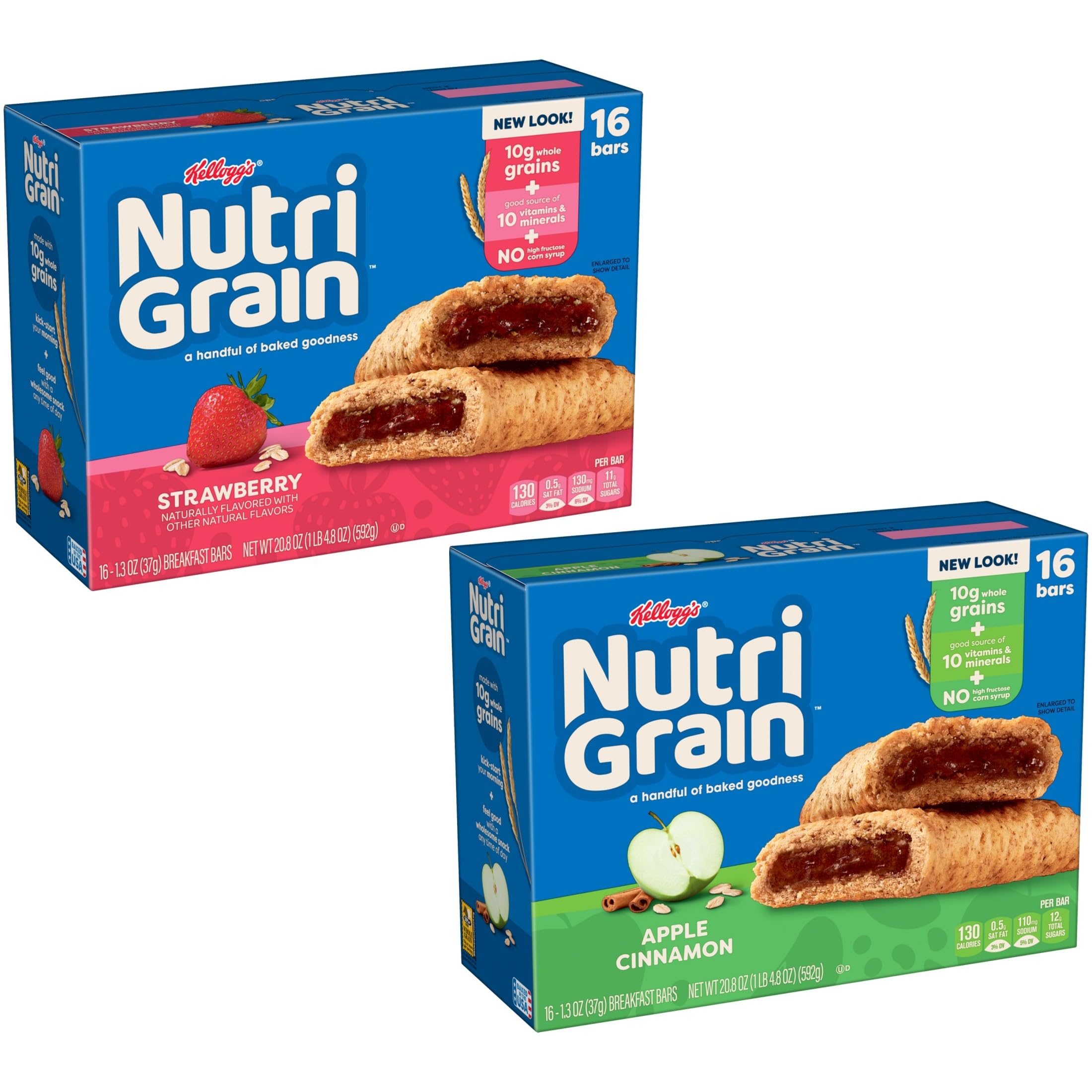 Nutri-Grain bars in a backpack for school or work.