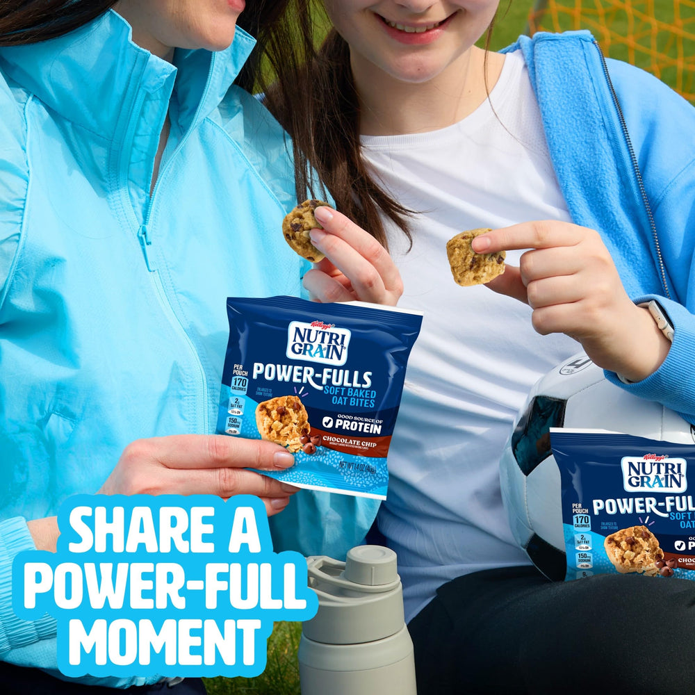 Nutri-Grain Power-Fulls backpack snack ready for school or travel.