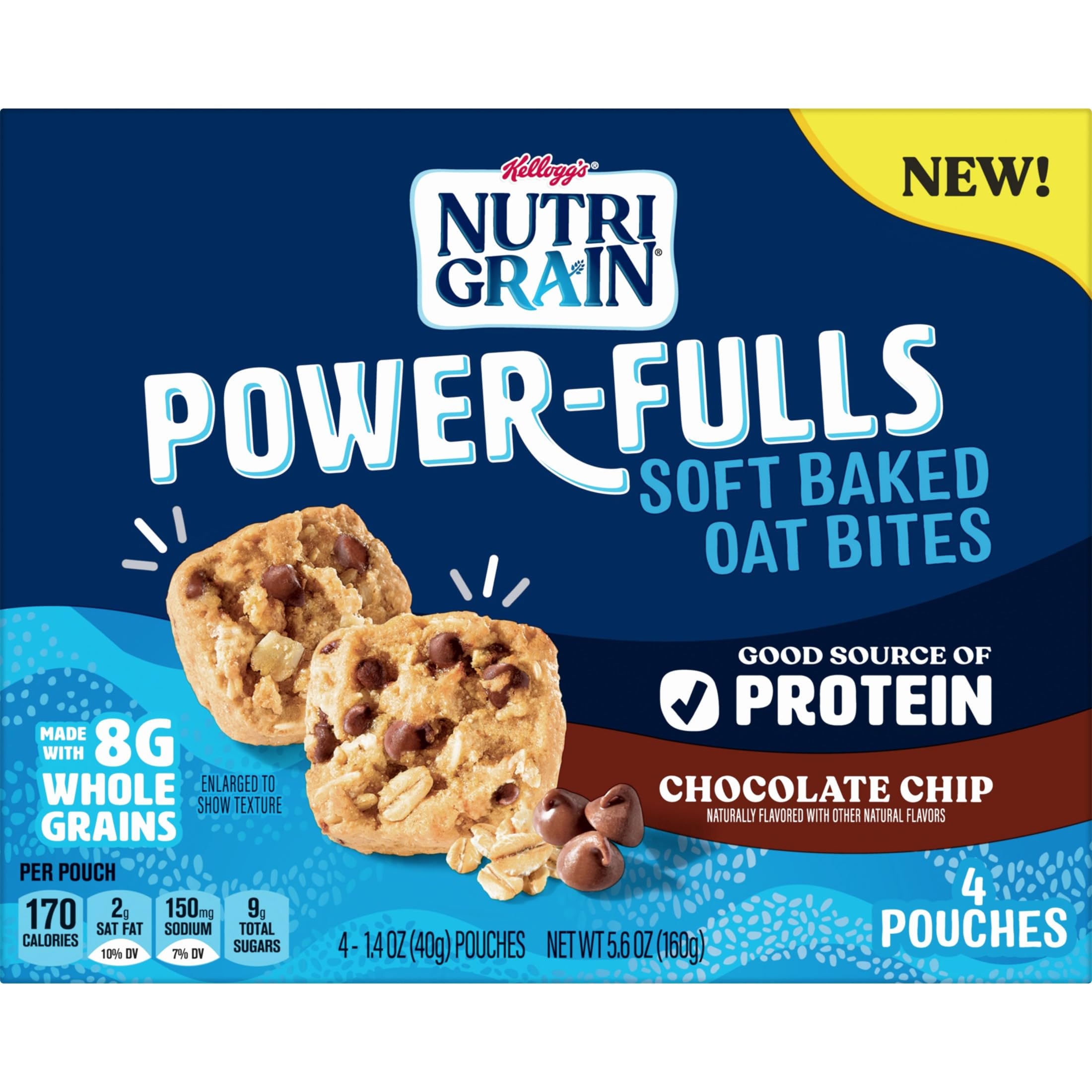 Nutri-Grain Power-Fulls five-box pack styled for family use.