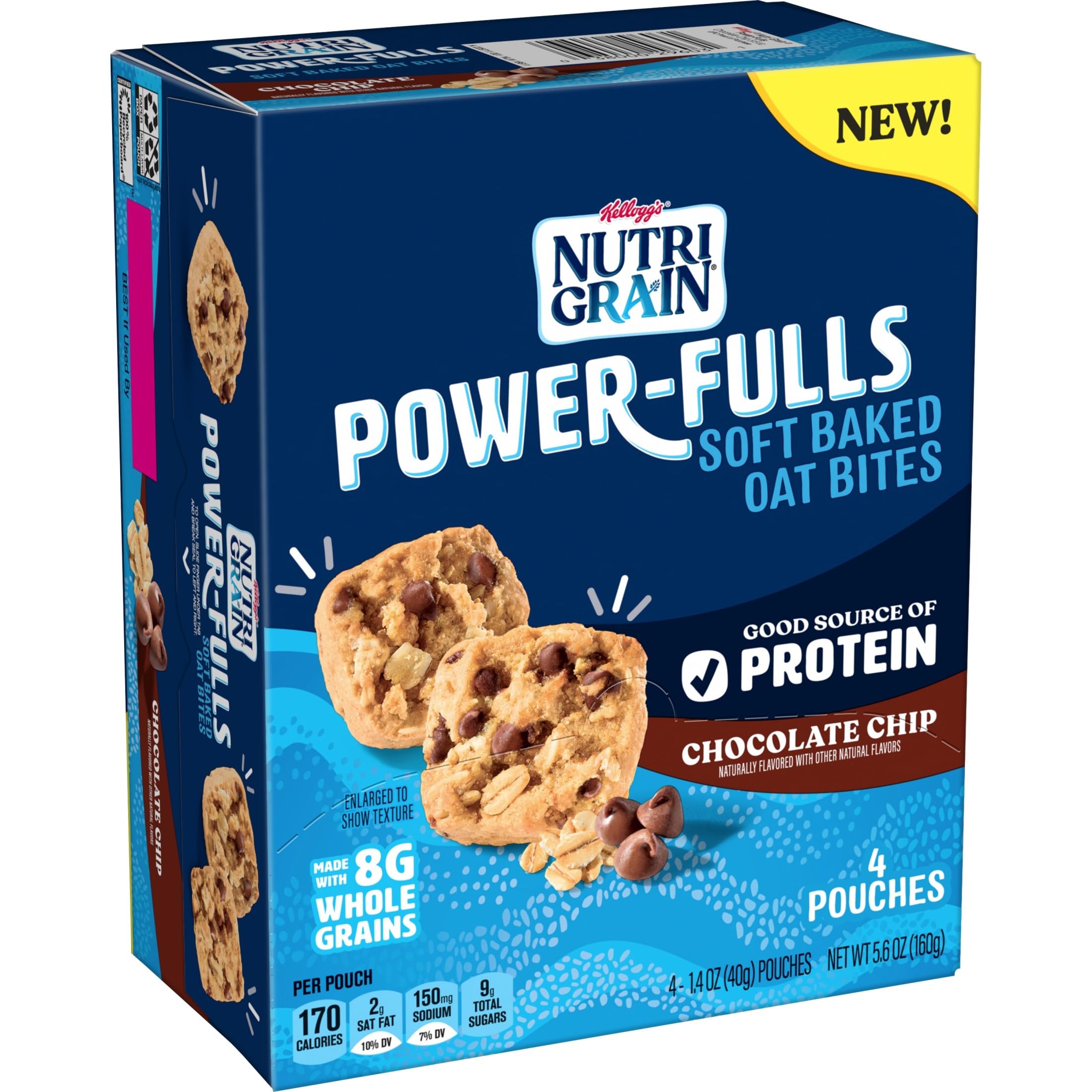 Nutri-Grain Power-Fulls vanilla hint adds flavor depth to bites.