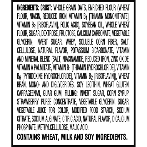 Nutri-Grain Soft Baked Bars strawberry crumb close-up shows chewy texture and filling.
