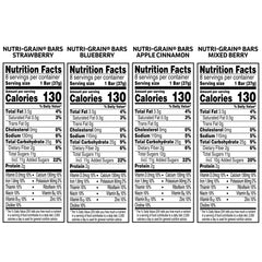 Nutri-Grain Soft Baked Bars mixed berry flavor on the go