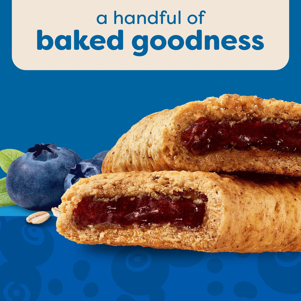 Nutri-Grain Soft Baked Blueberry Bars kid-friendly snack ready in backpack.