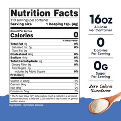 Nutricost Allulose pour shows easy dispensing for beverages and desserts.