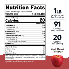 Nutricost Apple Pectin Powder container opening for easy canning preparation.
