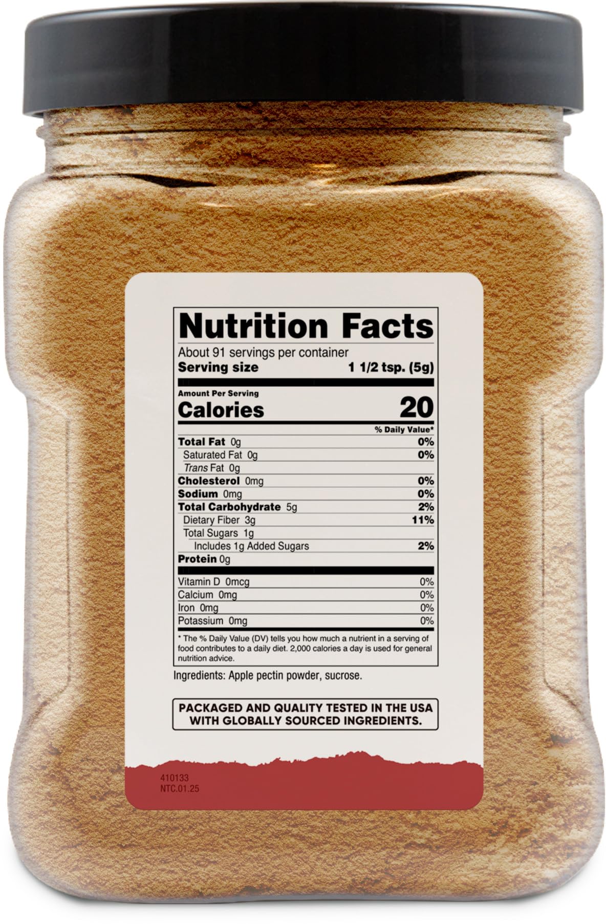 Nutricost Apple Pectin Powder sealed package ready for bulk baking.