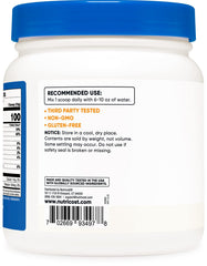 Nutricost coconut milk powder in a cup illustrating creamy coconut milk