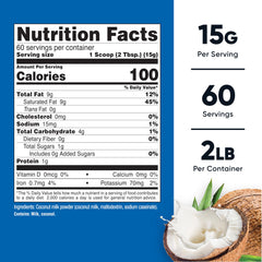 Nutricost Coconut Milk Powder dissolving in warm water to create creamy coconut milk.