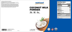 Nutricost Coconut Milk Powder used in curry for richer texture and flavor.