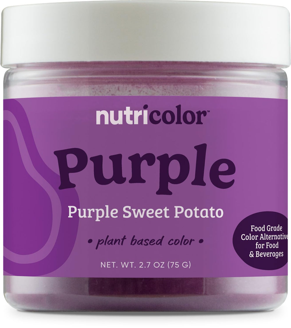 Nutricost Nutricolor bottle pour shows vibrant purple hue for drinks