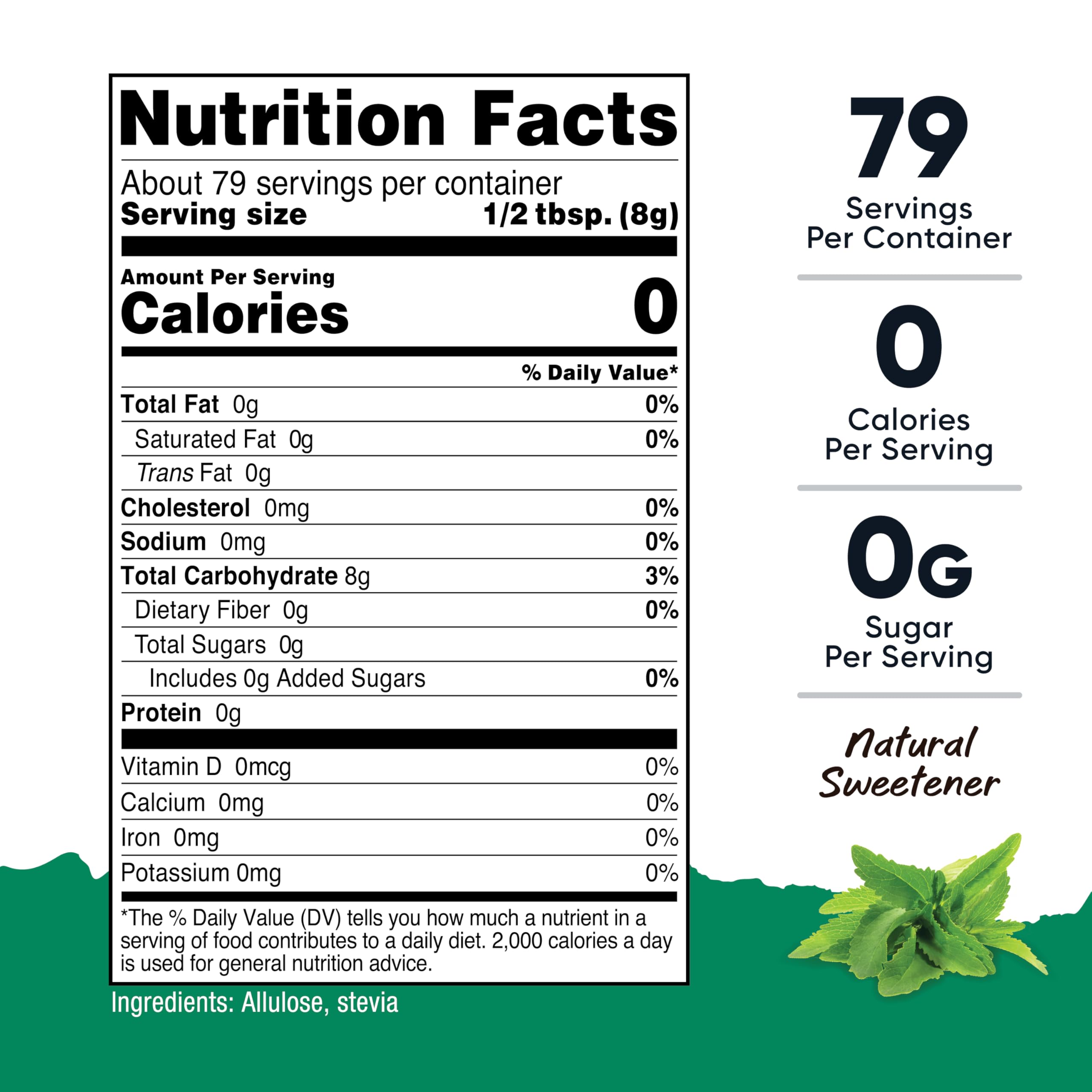 Nutricost Pantry Stevia with Allulose beside coffee for keto-friendly sweetness